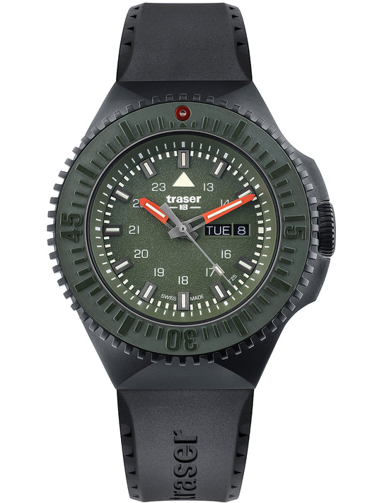 Traser H3 109859 P69 Black-Stealth Green 46mm 20ATM