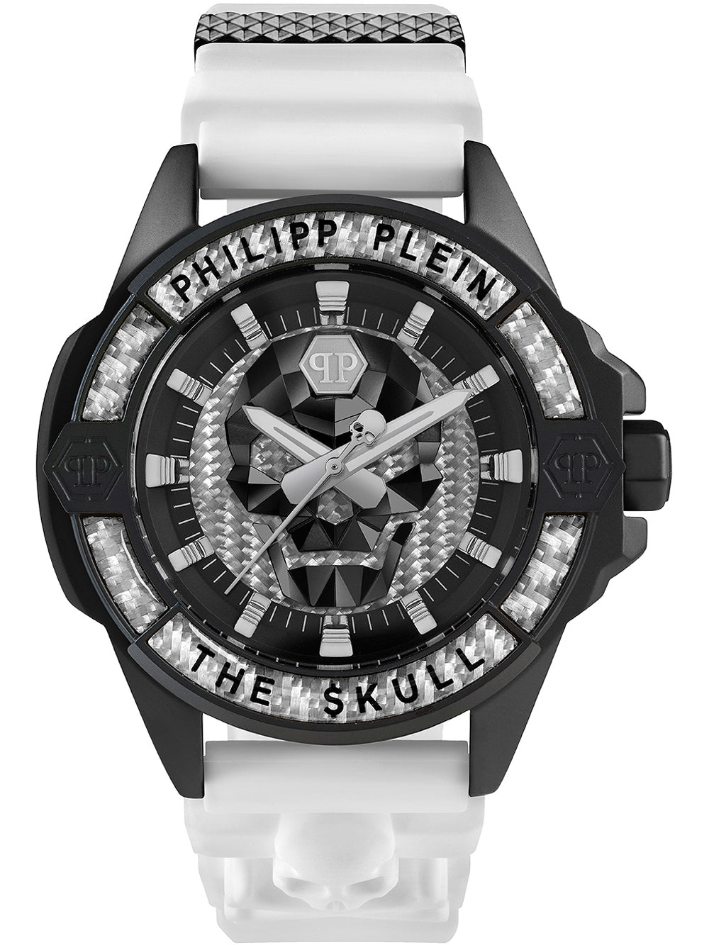 Philipp Plein PWAAA1822 The $kull Carbon Fiber 44mm 5ATM