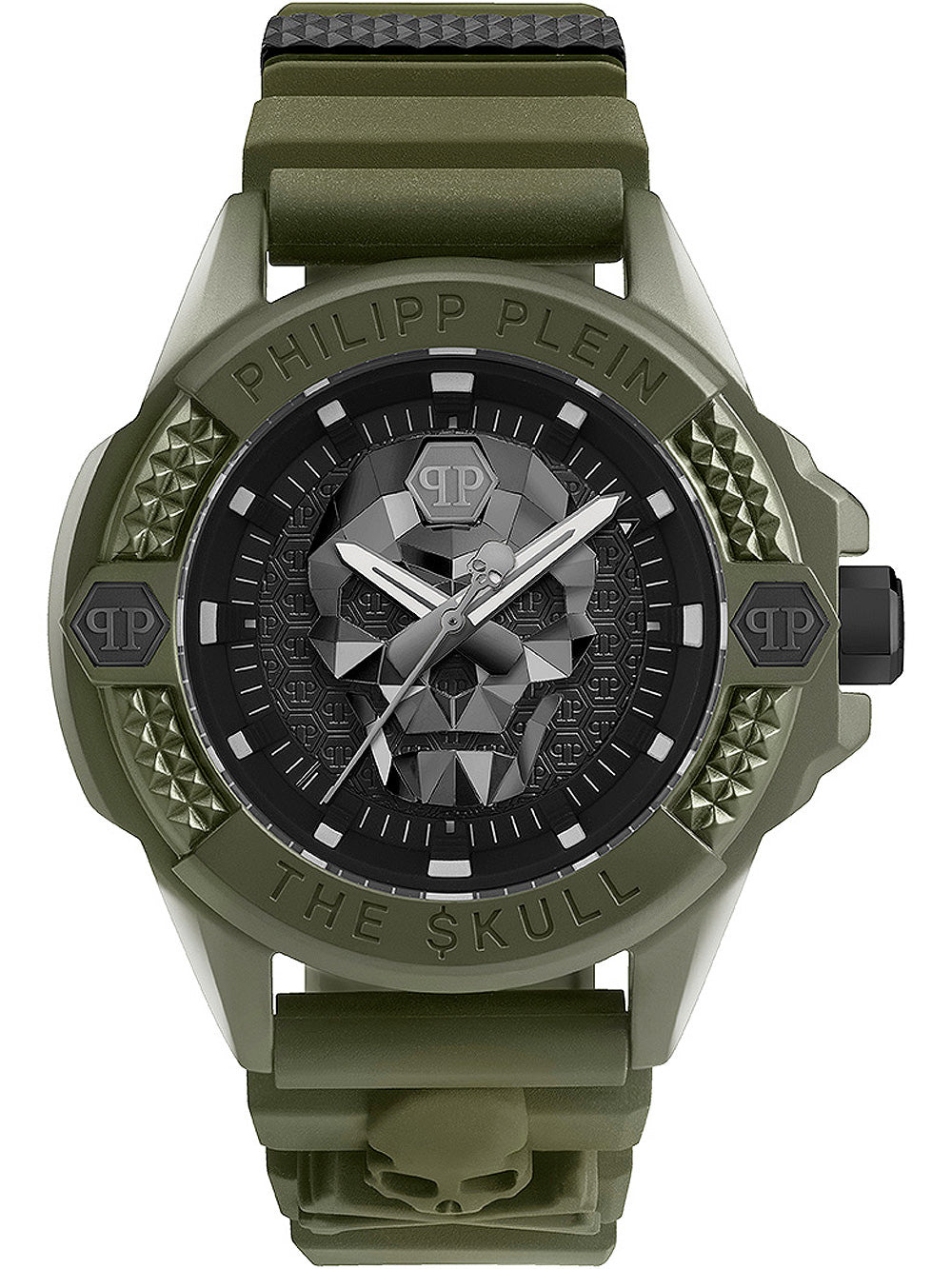 Philipp Plein PWUBA0423 The $kull Ecoceramic Mens Watch 44mm 5ATM