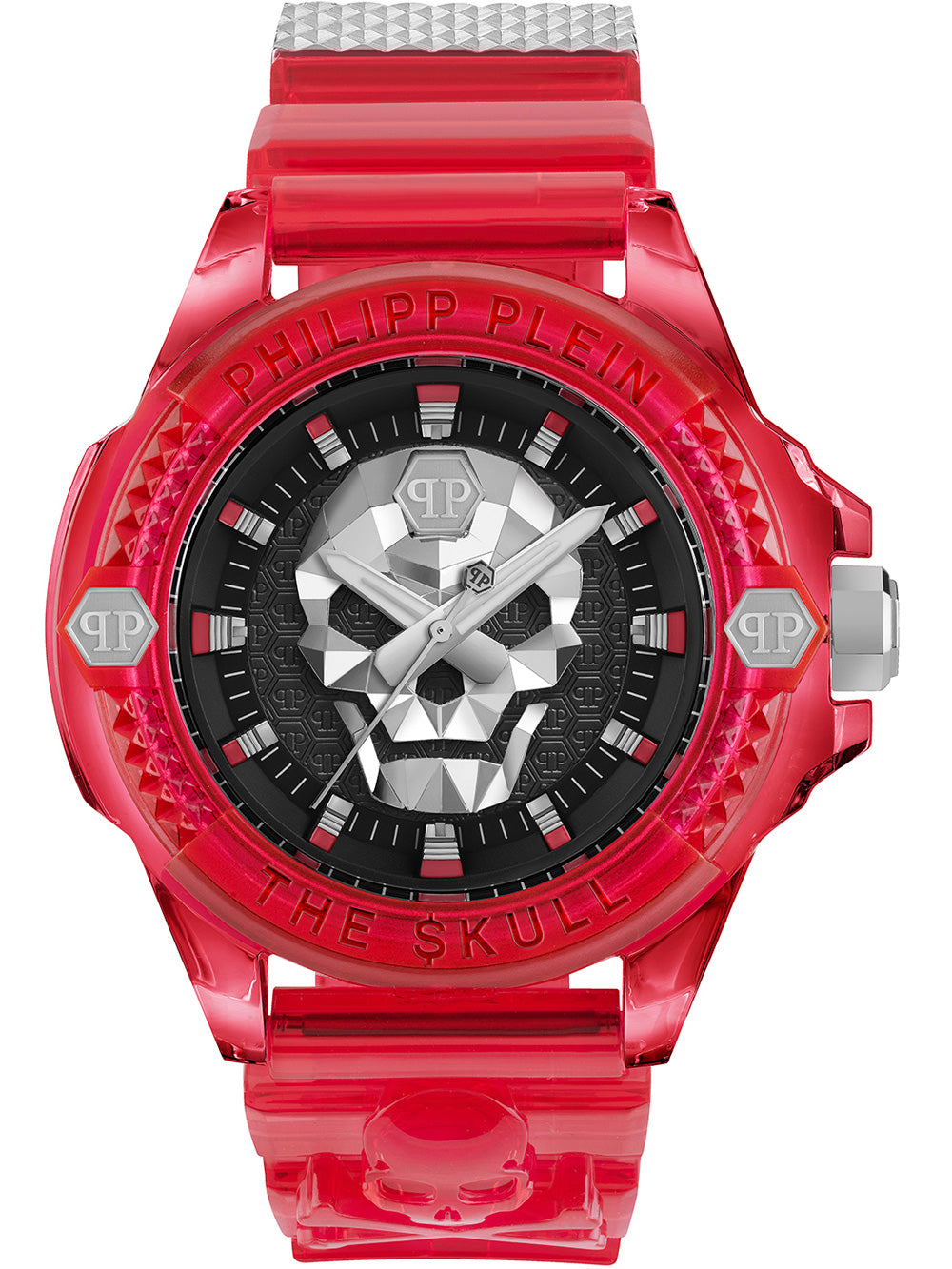 Philipp Plein PWWAA0223 The Skull 44mm Mens Watch 44mm 5ATM