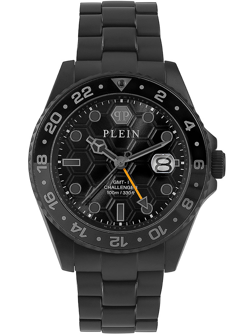 Philipp Plein PWYBA0923 Hyper $port GMT Mens Watch 44mm 10ATM