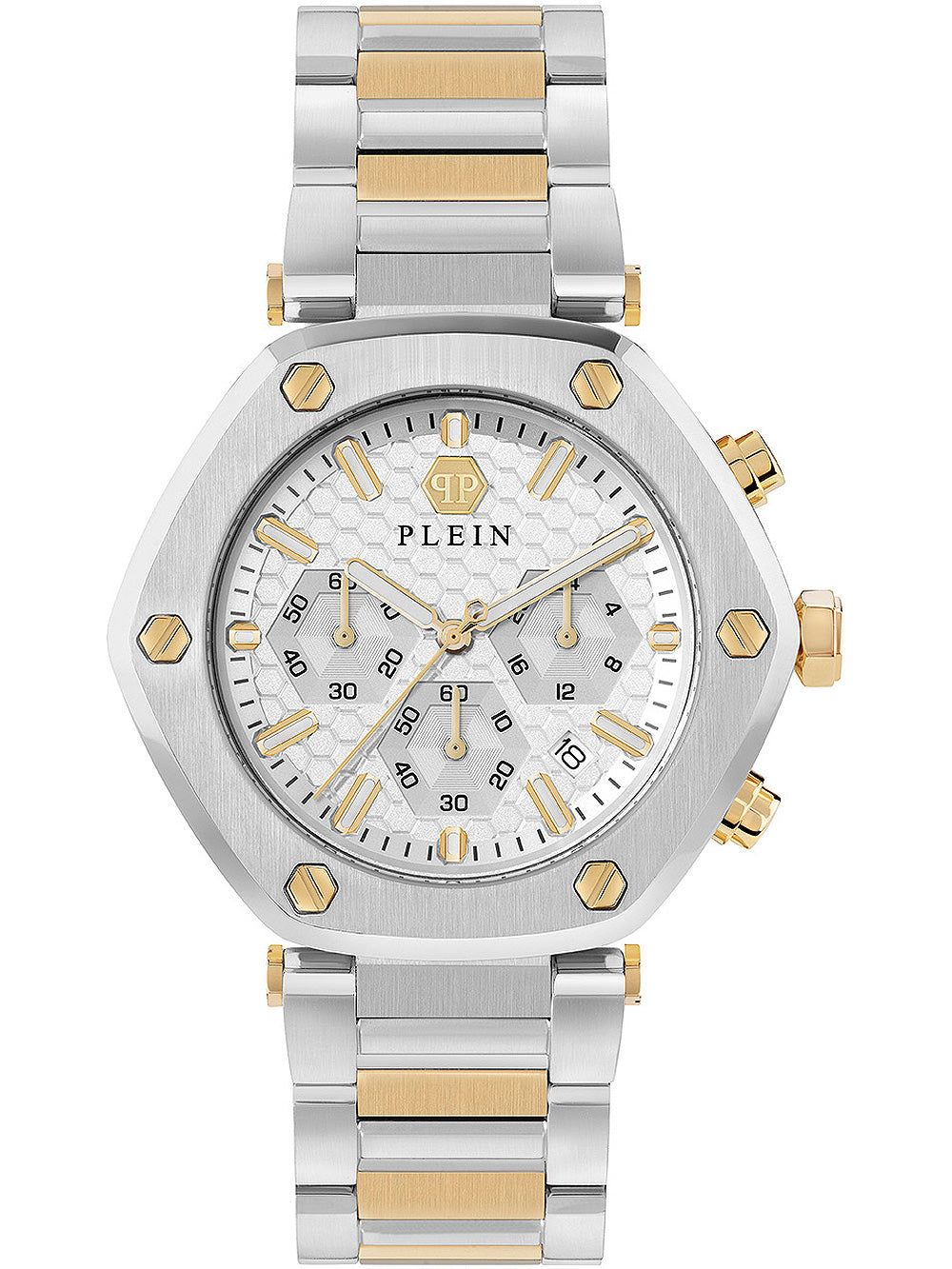 Philipp Plein PWZBA0423 The Hexagon Chronograph Unisex Watch 42mm 5ATM