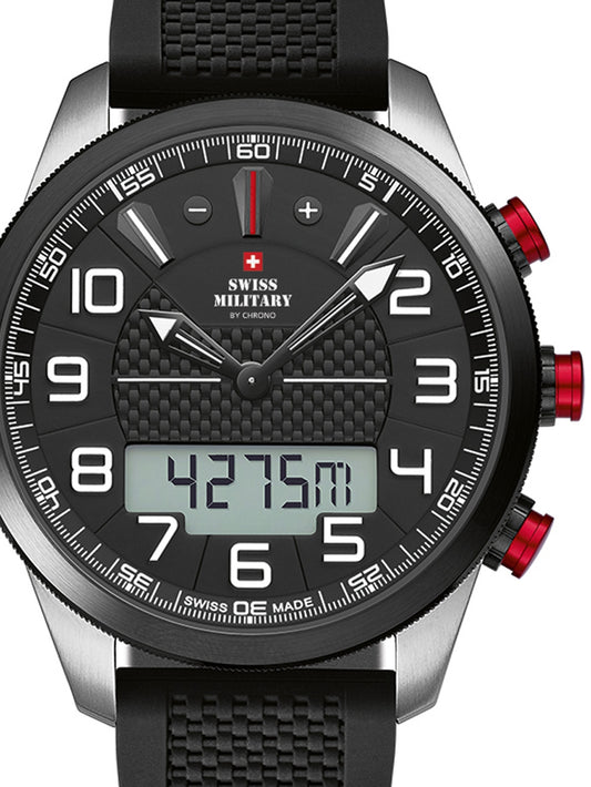 Swiss Military SM34061.01 analogue/digital Chronograph 45mm 10ATM