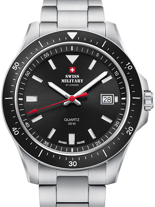 Swiss Military SM34082.01 men`s quartz 42 mm 5ATM