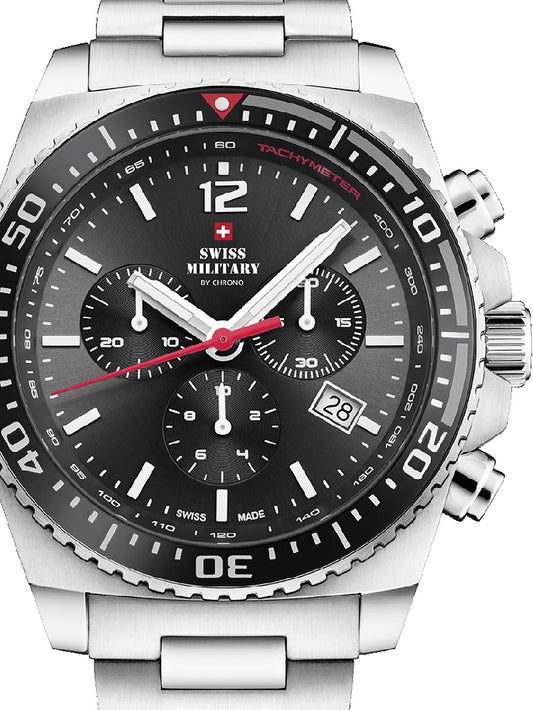 Swiss Military SM34093.01 Sport Chronograph 45mm 10ATM