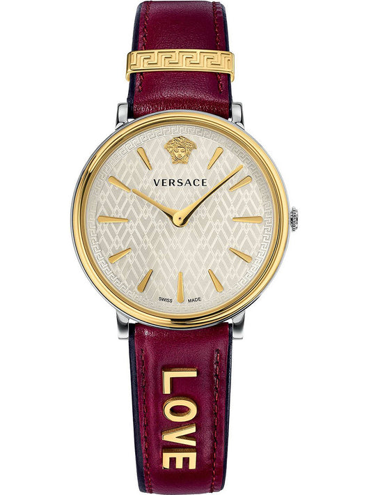 Versace VBP020017 V-Circle Ladies Watch 38mm 5ATM