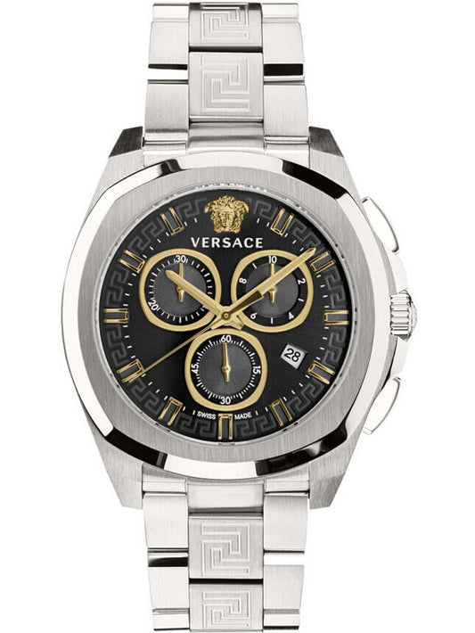 Versace VE7CA0723 New Chronograph Geo Mens Watch 43mm 5ATM