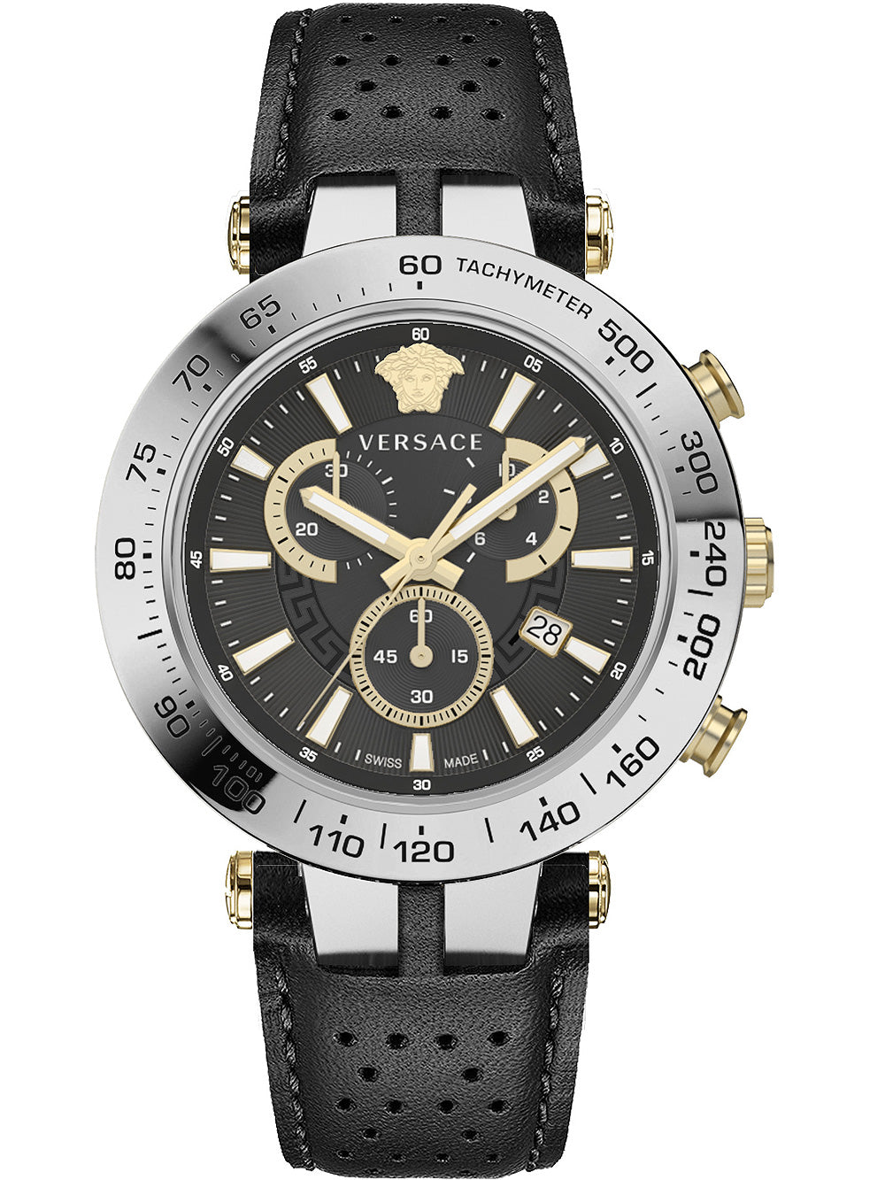 Versace VEJB00222 Bold Chronograph Mens Watch 46mm 5ATM