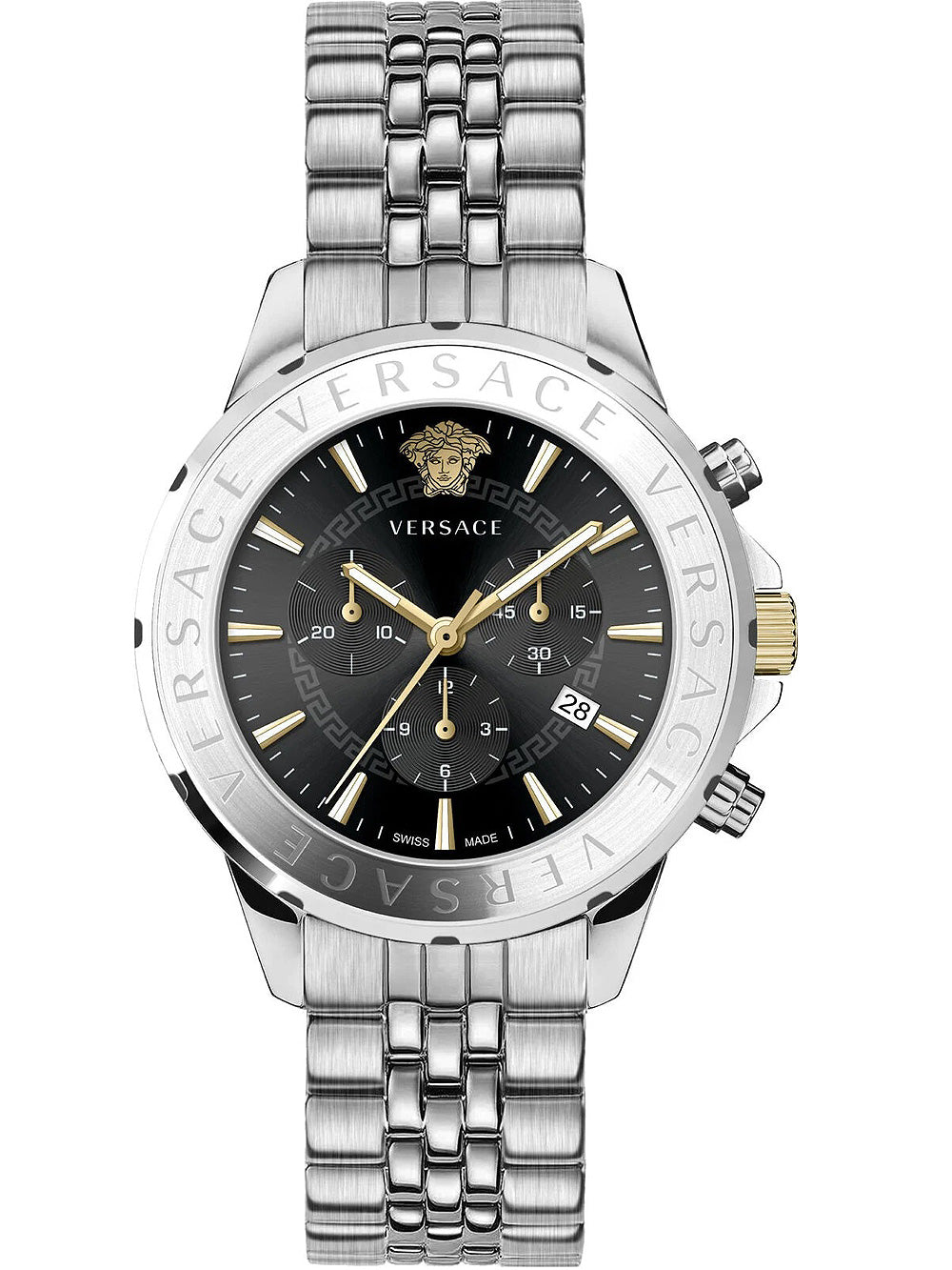 Versace VEV601523 Signature Chronograph Mens Watch 44mm 5ATM