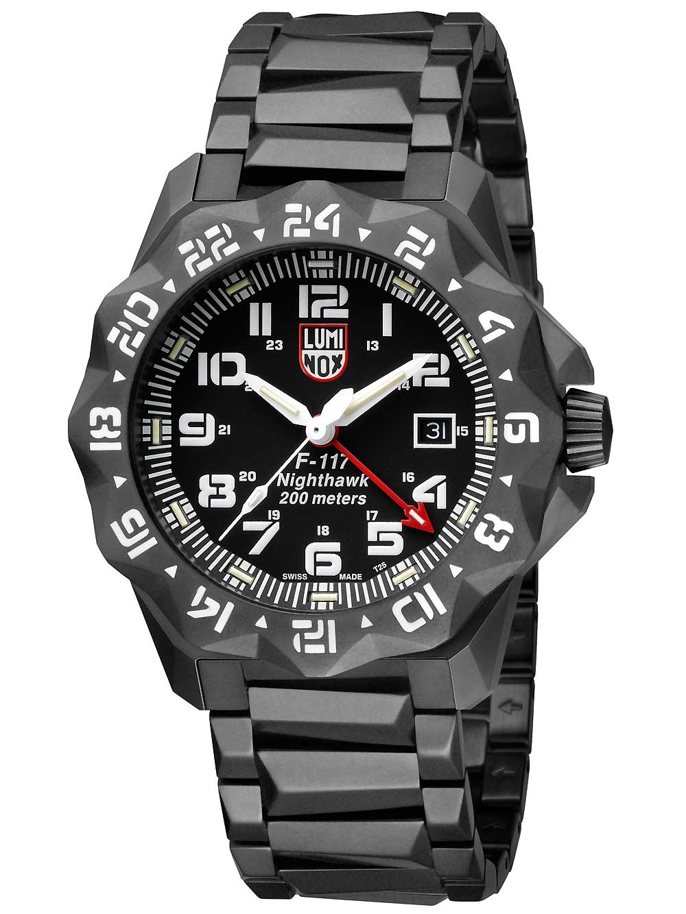 Luminox XA.6422 Nighthawk 6400 Serie Mens Watch 44mm 200M