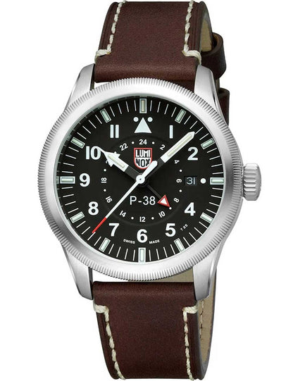 Luminox XA.9521 Mens Watch P-38 Air Pilot GMT 42mm 100M