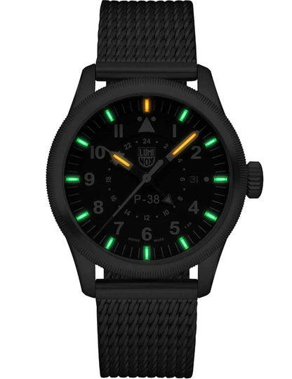 Luminox XA.9522 Mens Watch P-38 Air Pilot GMT 42mm 100M