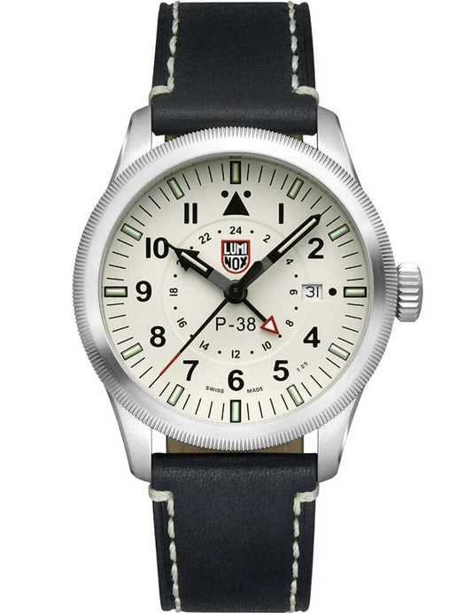 Luminox XA.9527 Mens Watch P-38 Air Pilot GMT 42mm 100M